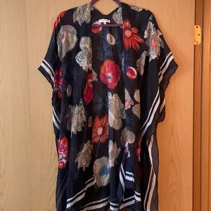 Floral Drapped Cover-Up